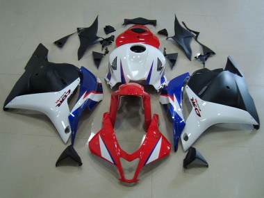 Affordable 2009-2012 Honda CBR600RR Motorcycle Fairings - White Red Blue Matte Black