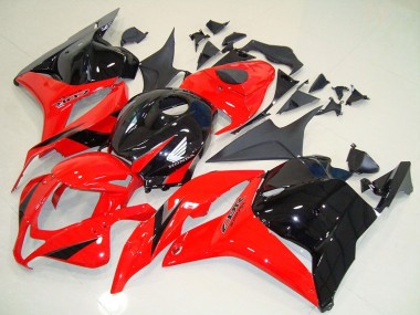 Affordable 2009-2012 Honda CBR600RR Motorcycle Fairing - Red Glossy Black