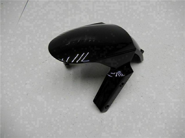 2009-2012 Kawasaki ZX6R Motorcycle Fairings - Glossy Black Gold Ninja