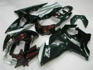 Affordable 2009-2016 Suzuki GSXR 1000 Motorcycle Fairings - Glossy Black Silver White