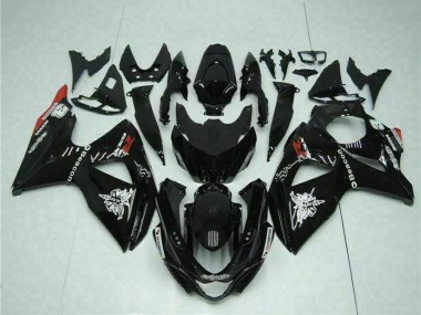 Affordable 2009-2016 Suzuki GSXR 1000 Motorcycle Fairings - Glossy Black Red Beacon Motul