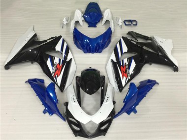 Affordable 2009-2016 Suzuki GSXR 1000 Full Motorcycle Fairing Kits - White Blue Black