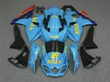Affordable 2009-2016 Suzuki GSXR 1000 Motorcycle Fairings - Blue Yellow Rizla 19 Red