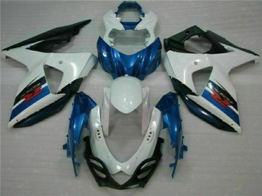 Affordable 2009-2016 Suzuki GSXR 1000 Abs Fairings Kits - White Blue Black