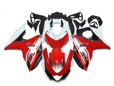 Affordable 2009-2016 Suzuki GSXR 1000 Bike Fairings - White Red Black