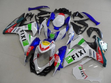 Affordable 2009-2016 Suzuki GSXR 1000 Motorcycle Fairings - White Blue Green Yellow Red Fixi