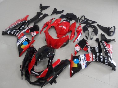 Affordable 2009-2016 Suzuki GSXR 1000 Motorcycle Fairings - Red Blue Yellow Black JOMO