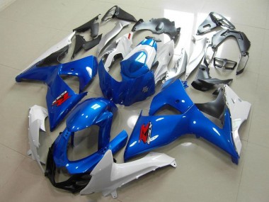 Affordable 2009-2016 Suzuki GSXR 1000 Motorcycle Fairings - Blue White Black OEM Style