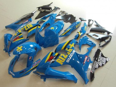 Affordable 2009-2016 Suzuki GSXR 1000 Motorcycle Fairings - Blue Yellow Rizla Hopper Motul