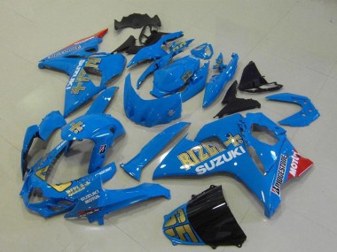 Affordable 2009-2016 Suzuki GSXR 1000 Motorcycle Fairings - Blue Gold Rizla Motul