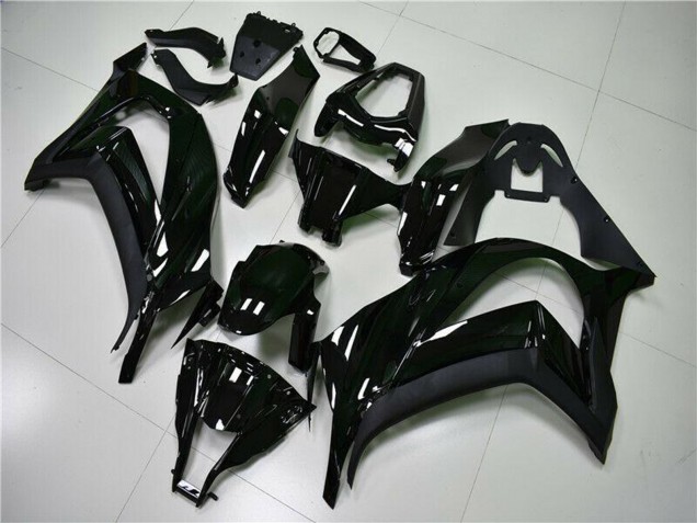 2011-2015 Kawasaki ZX10R Motorcycle Fairings - Glossy Black