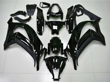 Affordable 2011-2015 Kawasaki ZX10R Motorcycle Fairings - Glossy Black