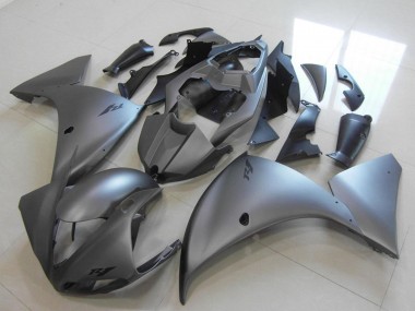 Affordable 2012-2014 Yamaha YZF R1 Motorcycle Fairings - Matte Grey