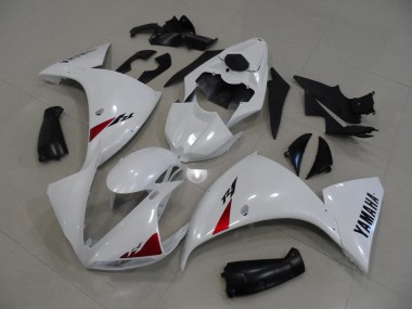 Affordable 2012-2014 Yamaha YZF R1 Motorcycle Fairings - White