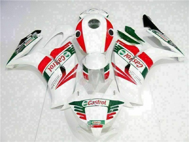2012-2016 Honda CBR1000RR Motorcycle Fairing - White Red Green Castrol