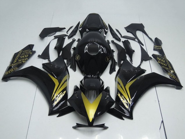 2012-2016 Honda CBR1000RR Motorcycle Fairings - Glossy Black Gold
