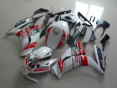 Affordable 2012-2016 Honda CBR1000RR Motorcycle Fairings - White Red Green Castrol