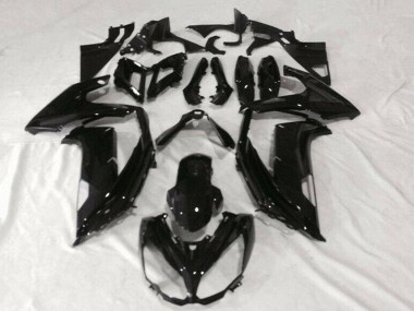 Affordable 2012-2016 Kawasaki EX650 Motorcycle Fairings - Glossy Black