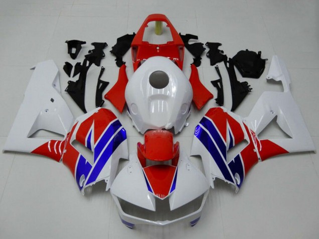 2013-2023 Honda CBR600RR Bike Fairings - White Red Blue
