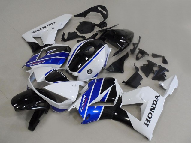 2013-2023 Honda CBR600RR Motorcycle Fairings - White Blue Glossy Black OEM Style