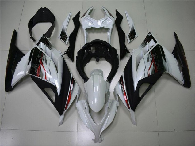 2013-2024 Kawasaki Ninja 300 EX300R Motorcycle Fairing - White Red Black