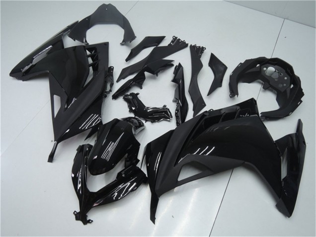 2013-2024 Kawasaki Ninja 300 EX300R Motorcycle Fairings - Glossy Black Matte Black