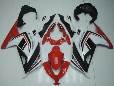 Affordable 2013-2024 Kawasaki Ninja 300 EX300R Motorcycle Fairings - White Red Black
