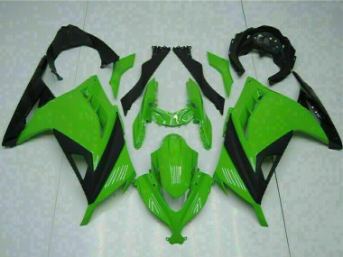 Affordable 2013-2024 Kawasaki Ninja 300 EX300R Motorcycle Fairings - Green Black