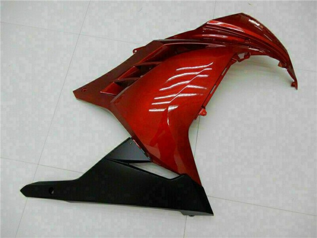 2013-2024 Kawasaki Ninja 300 EX300R Motorcycle Fairings - Red Black