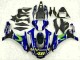 2015-2019 Yamaha YZF R1 Motorcycle Fairings - Blue Silver Black Green MoviStar