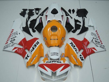 Affordable 2012-2016 Honda CBR1000RR Motorcycle Fairings - White Orange Red Repsol