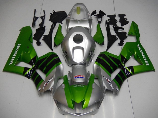 2012-2016 Honda CBR1000RR Motorcycle Fairings - Silver Green Glossy Black HRC