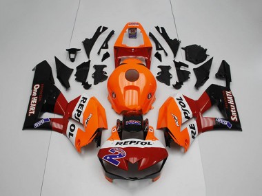 Affordable 2012-2016 Honda CBR1000RR Motorcycle Fairings - Orange White Red Glossy Black Repsol 2