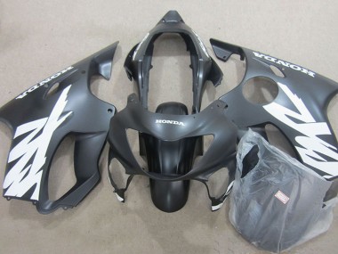 Affordable 1999-2000 Honda CBR600 F4 Motorcycle Fairings - Matte Black Red Decals