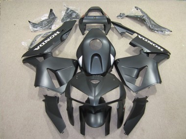 Affordable 2005-2006 Honda CBR600RR Motorcycle Fairings Kits - Matte Black