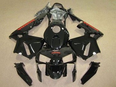 Affordable 2005-2006 Honda CBR600RR Motorcycle Fairings - Glossy Black Red