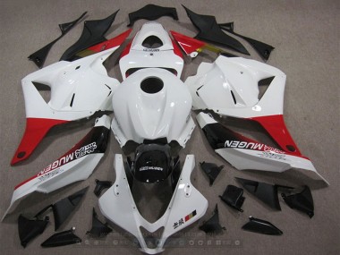 Affordable 2009-2012 Honda CBR600RR Motorcycle Fairings - White Red Glossy Black Mugen