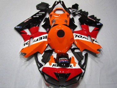 Affordable 2013-2023 Honda CBR600RR Motorcycle Fairings Kits - Orange White Red Glossy Black Repsol