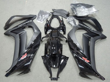 Affordable 2011-2015 Kawasaki ZX10R Motorcycle Fairings - Glossy Black Matte Black Red Ninja
