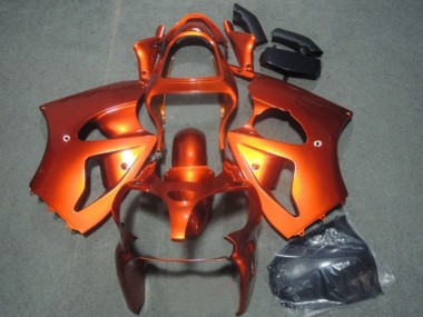 Affordable 2000-2002 Kawasaki ZX6R Motorcycle Fairings - Orange
