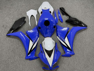 Affordable 2012-2016 Honda CBR1000RR Motorcycle Fairings - White Blue Glossy Black