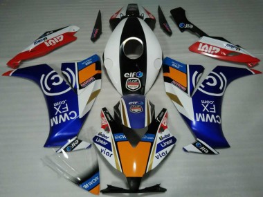 Affordable 2012-2016 Honda CBR1000RR Motorcycle Fairings - White Blue Orange Red Black Elf