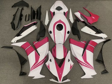 Affordable 2012-2016 Honda CBR1000RR Motorcycle Fairings - White Pink Black