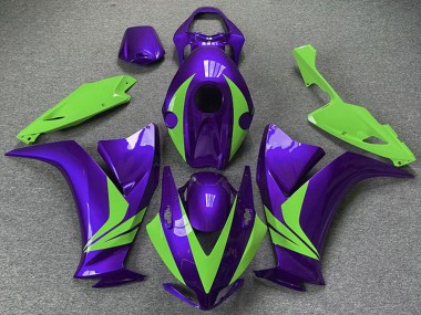Affordable 2012-2016 Honda CBR1000RR Motorcycle Fairings - Purple Green