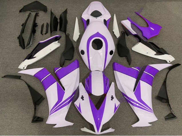 2012-2016 Honda CBR1000RR Motorcycle Fairings - White Purple