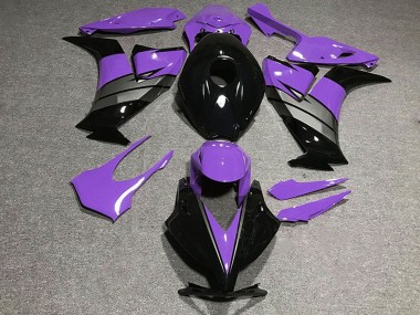 Affordable 2012-2016 Honda CBR1000RR Motorcycle Fairings - Purple Grey Glossy Black