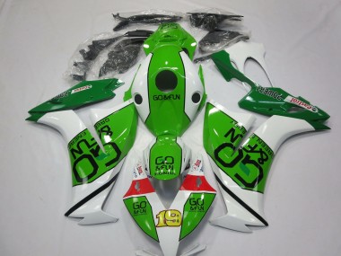 Affordable 2012-2016 Honda CBR1000RR Motorcycle Fairings - White Green Red Go Fun