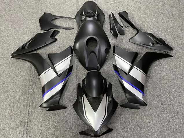 2012-2016 Honda CBR1000RR Motorcycle Fairings - Silver Blue Matte Black