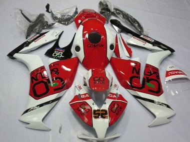 Affordable 2012-2016 Honda CBR1000RR Motorcycle Fairings - White Red Go&Fun