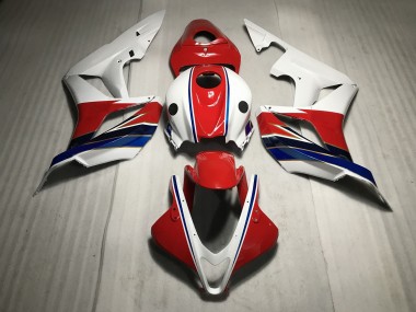 Affordable 2007-2008 Honda CBR600RR Motorcycle Fairings - White Red Dark Blue Black OEM Style